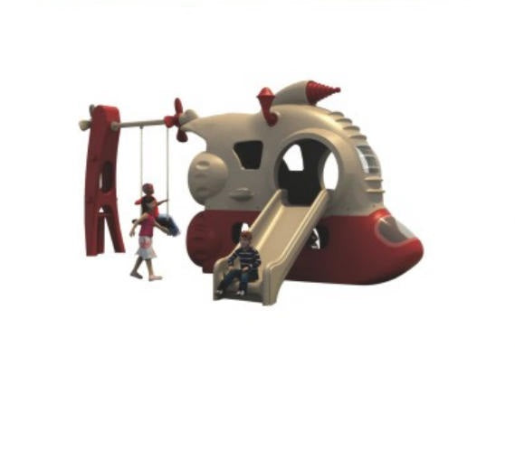 XY00501Small set of space fish boat(with swing)