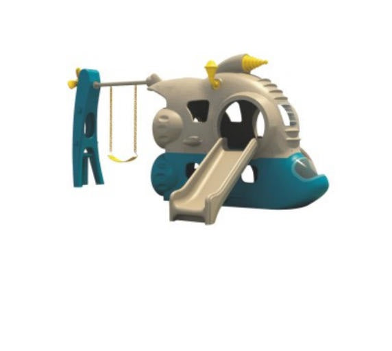 XY00501Small set of space fish boat(with swing)