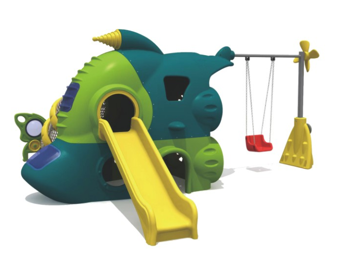 XY00301New lorge set of space fish boat[with sliding bucket/crawling/with swing)