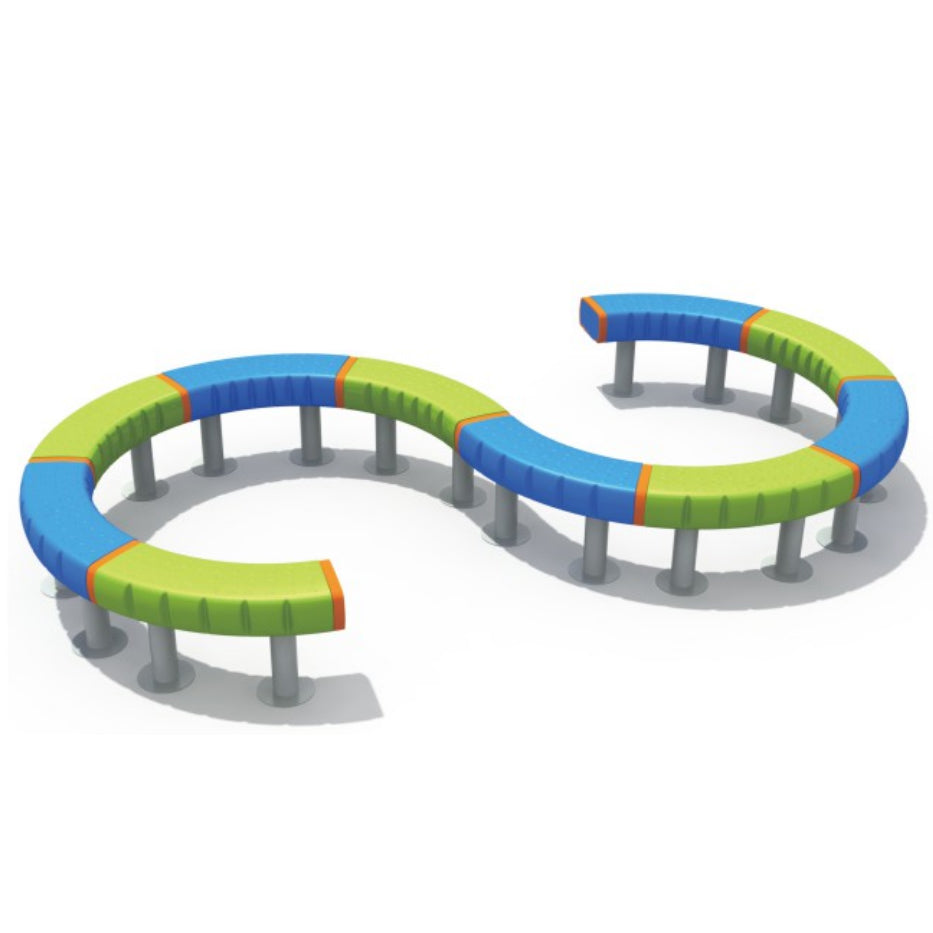 XY08101 S-shaped single-plank bridge