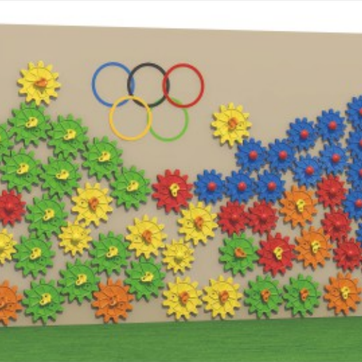 XY09801 Pentagram rock climbing